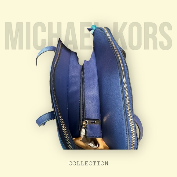 Michael Kors Blue Epi Handbag - Picture 6 of 16